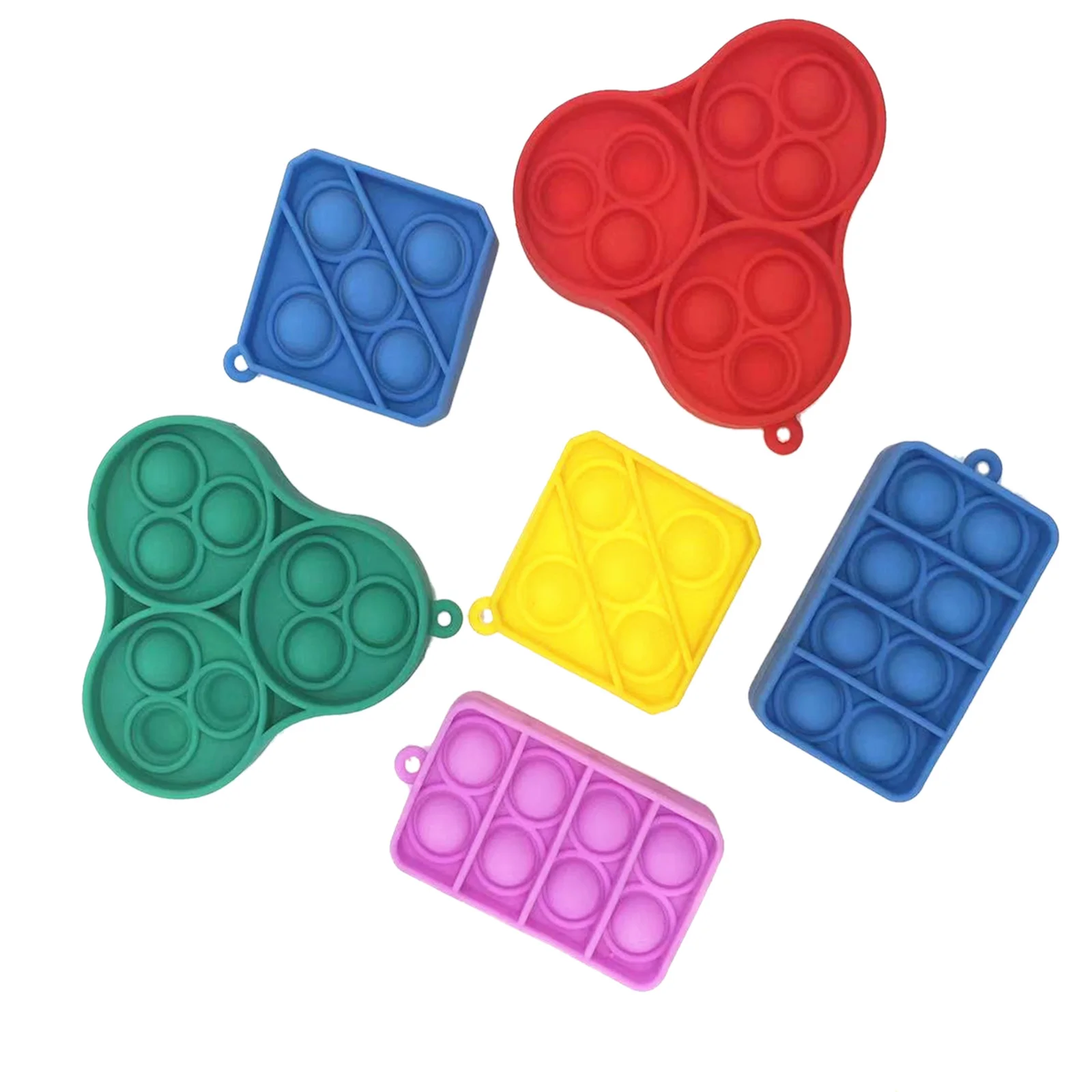 Creative Decompress Key Chain Geometric Shape Anti-anxiety Stress Relief Children Intellectual Development Key Ring Fidget Toy
Creative Decompress Key Chain Geometric Shape Anti-anxiety Stress Relief Children Intellectual Development Key Ring Fidget Toy