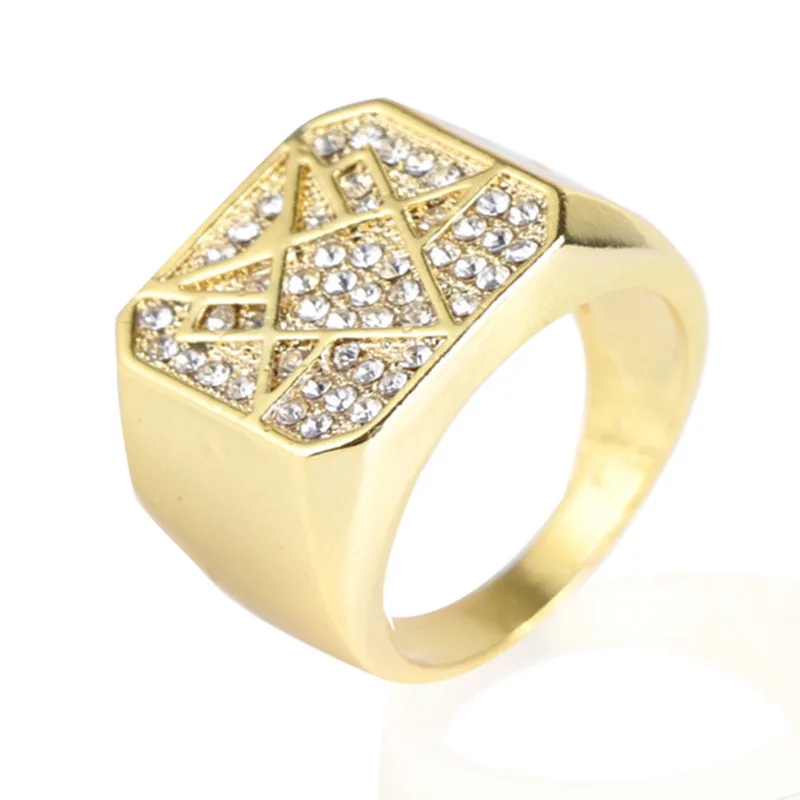 Ofertas Trendy Fashion Geometry Golden Sparkle Mysterious Pattern Ring for Men Engagement Party Wedding Jewelry Hand Accessories
Ofertas Trendy Fashion Geometry Golden Sparkle Mysterious Pattern Ring for Men Engagement Party Wedding Jewelry Hand Accessories