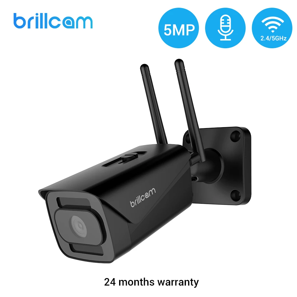 Brillcam 5MP WIFI IP Camera Wireless 2.4G/5Ghz Infrared Night Vision Waterproof Outdoor Indoor IP Camera for Home Surveillance
Brillcam 5MP WIFI IP Camera Wireless 2.4G/5Ghz Infrared Night Vision Waterproof Outdoor Indoor IP Camera for Home Surveillance