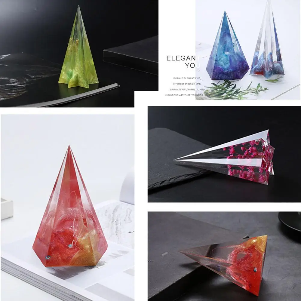 1PCS Custom Diy Ornaments Night Light Five-sided Hexagonal Cone Crystal Epoxy Scented Candle Silicone Mold
1PCS Custom Diy Ornaments Night Light Five-sided Hexagonal Cone Crystal Epoxy Scented Candle Silicone Mold