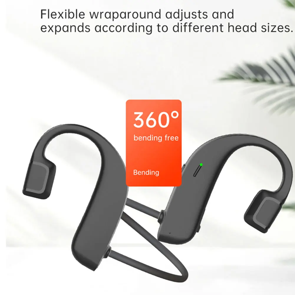Bone Conduction Headphones Bluetooth Wireless Waterproof Comfortable Wear Open Ear Hook Light Weight Not In-Ear Sports Earphones
Bone Conduction Headphones Bluetooth Wireless Waterproof Comfortable Wear Open Ear Hook Light Weight Not In-Ear Sports Earphones