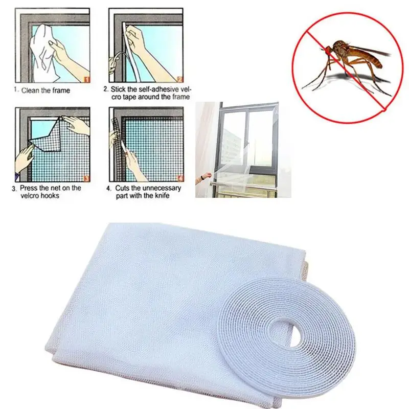 Window Insect Window Net Mesh Mosquito DIY Curtain Curtain Screen Bug Magic Snap White Fly
Window Insect Window Net Mesh Mosquito DIY Curtain Curtain Screen Bug Magic Snap White Fly