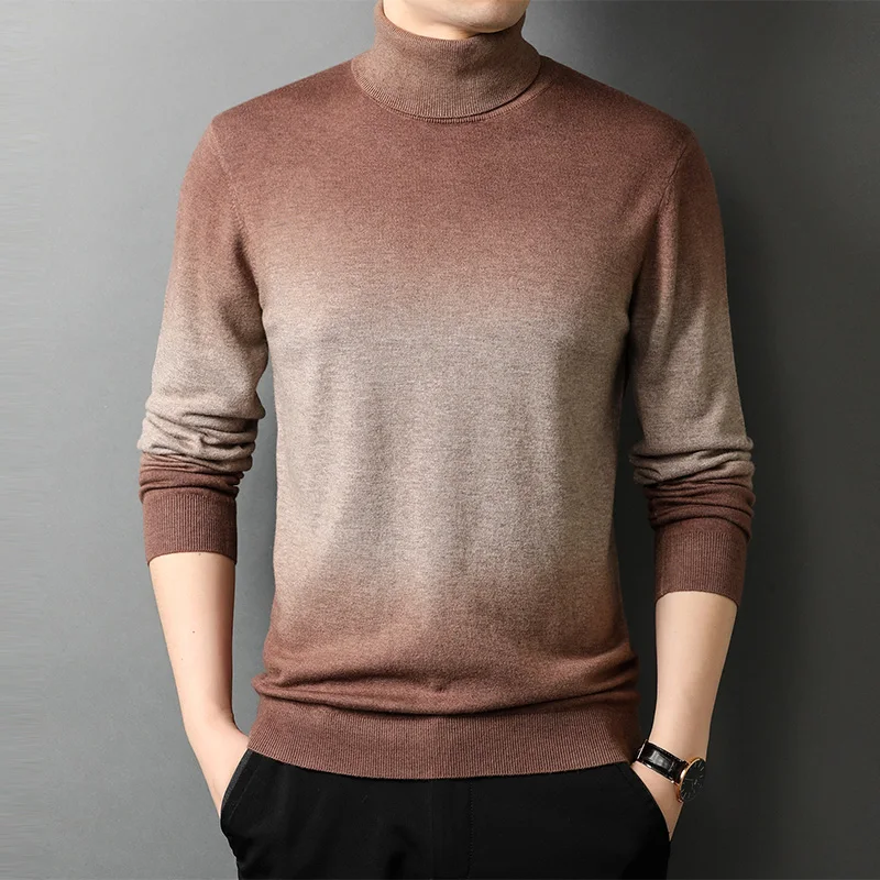 2022 Autumn and winter high-neck sweater men handsome knitted bottoming shirt 190572
2022 Autumn and winter high-neck sweater men handsome knitted bottoming shirt 190572