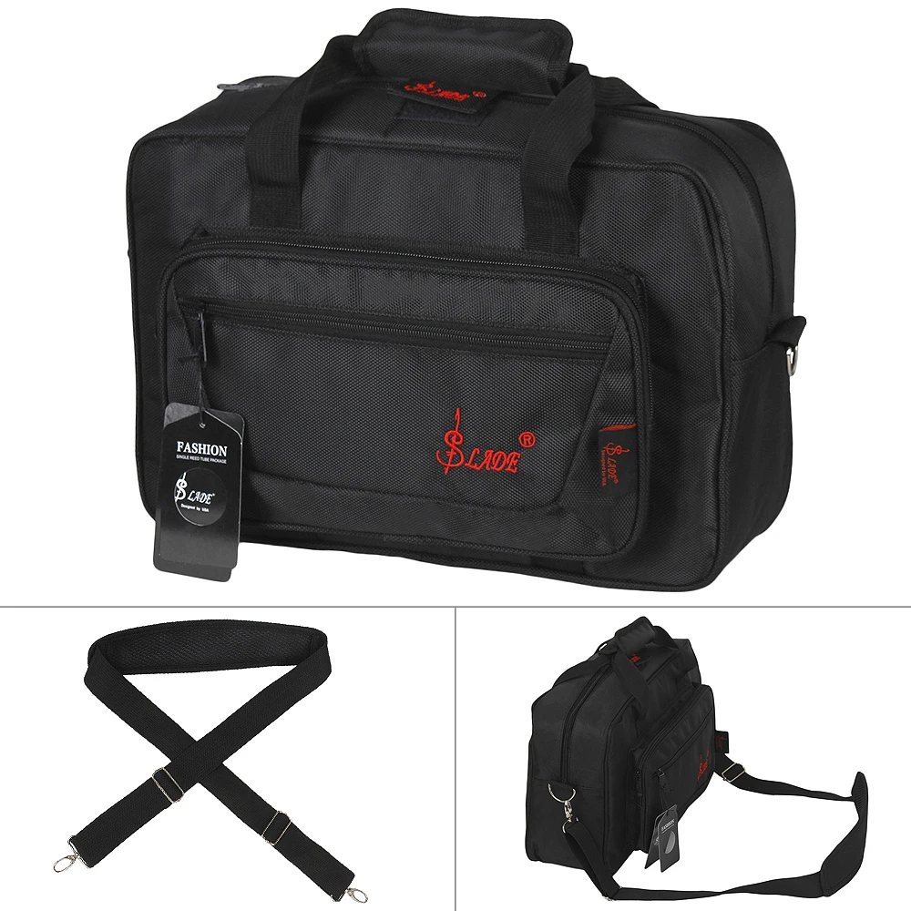 Universal Oxford Cloth Oboe Clarinet Carrying Bag Soft Sponge Padding with Shoulder Strap for Woodwind Instruments
Universal Oxford Cloth Oboe Clarinet Carrying Bag Soft Sponge Padding with Shoulder Strap for Woodwind Instruments