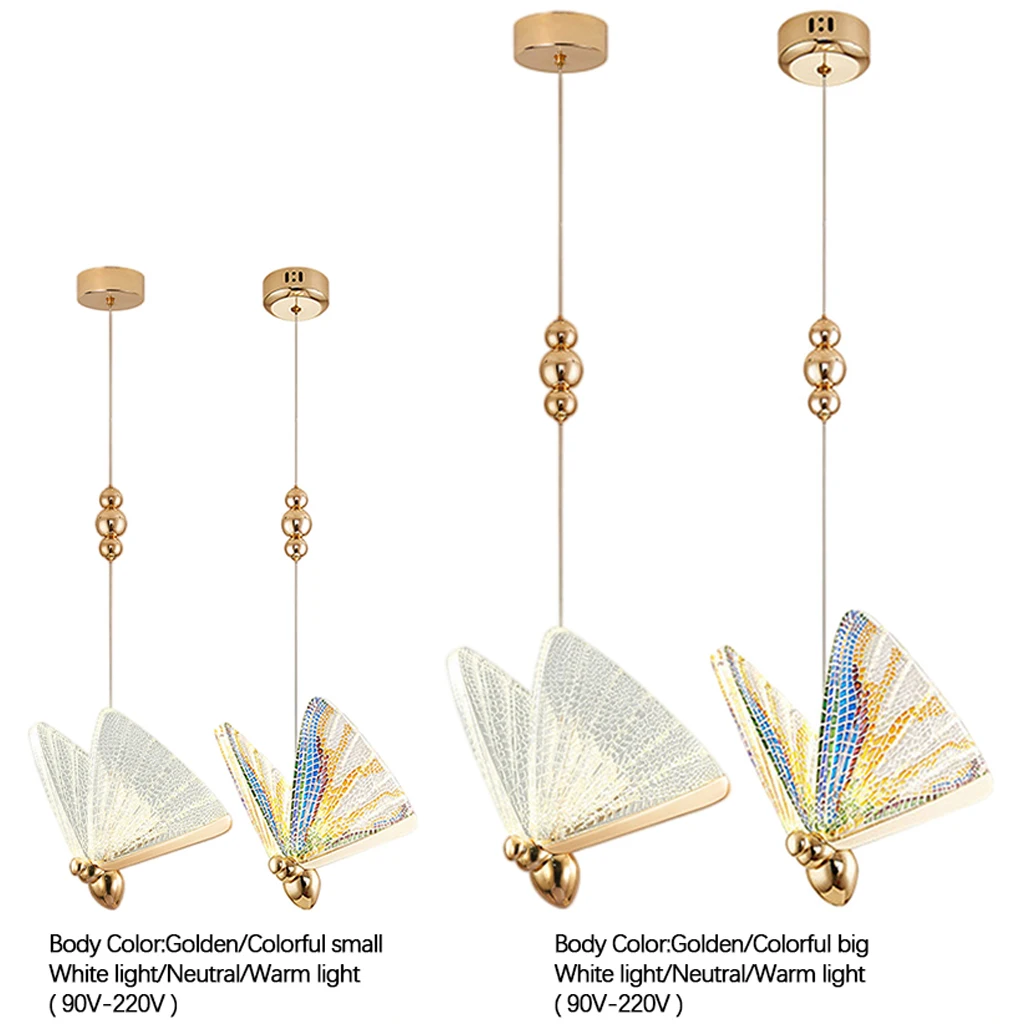 Butterfly Pendant Light for Bedroom Bedside Living Room Kitchen Dining Bar Decor Modern LED Hanging Chandelier Light Fixture
Butterfly Pendant Light for Bedroom Bedside Living Room Kitchen Dining Bar Decor Modern LED Hanging Chandelier Light Fixture