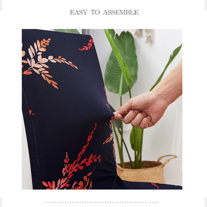 Elastic Printing Dining Chair Cover Modern Removable Anti-dirty Kitchen Seat Case Stretch Chair Cover For Banquet Hotel
Elastic Printing Dining Chair Cover Modern Removable Anti-dirty Kitchen Seat Case Stretch Chair Cover For Banquet Hotel
