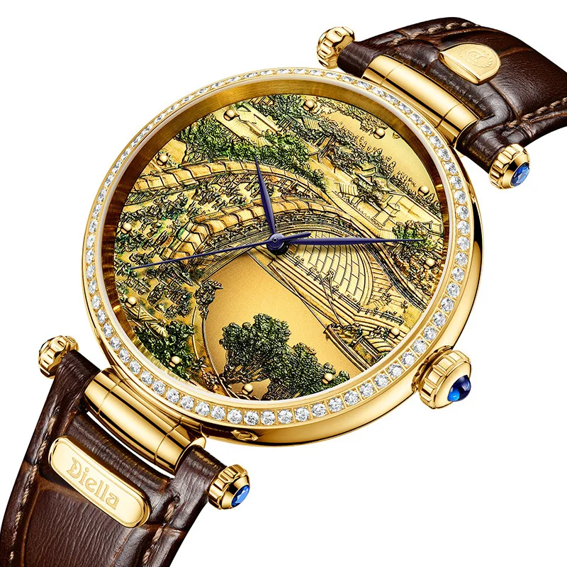Top Luxury Pure Natural Jade Men Automatic Mechanical Watch Qingming River Map Sapphire Dial Leather Jade Women Wristwatch 2020
Top Luxury Pure Natural Jade Men Automatic Mechanical Watch Qingming River Map Sapphire Dial Leather Jade Women Wristwatch 2020