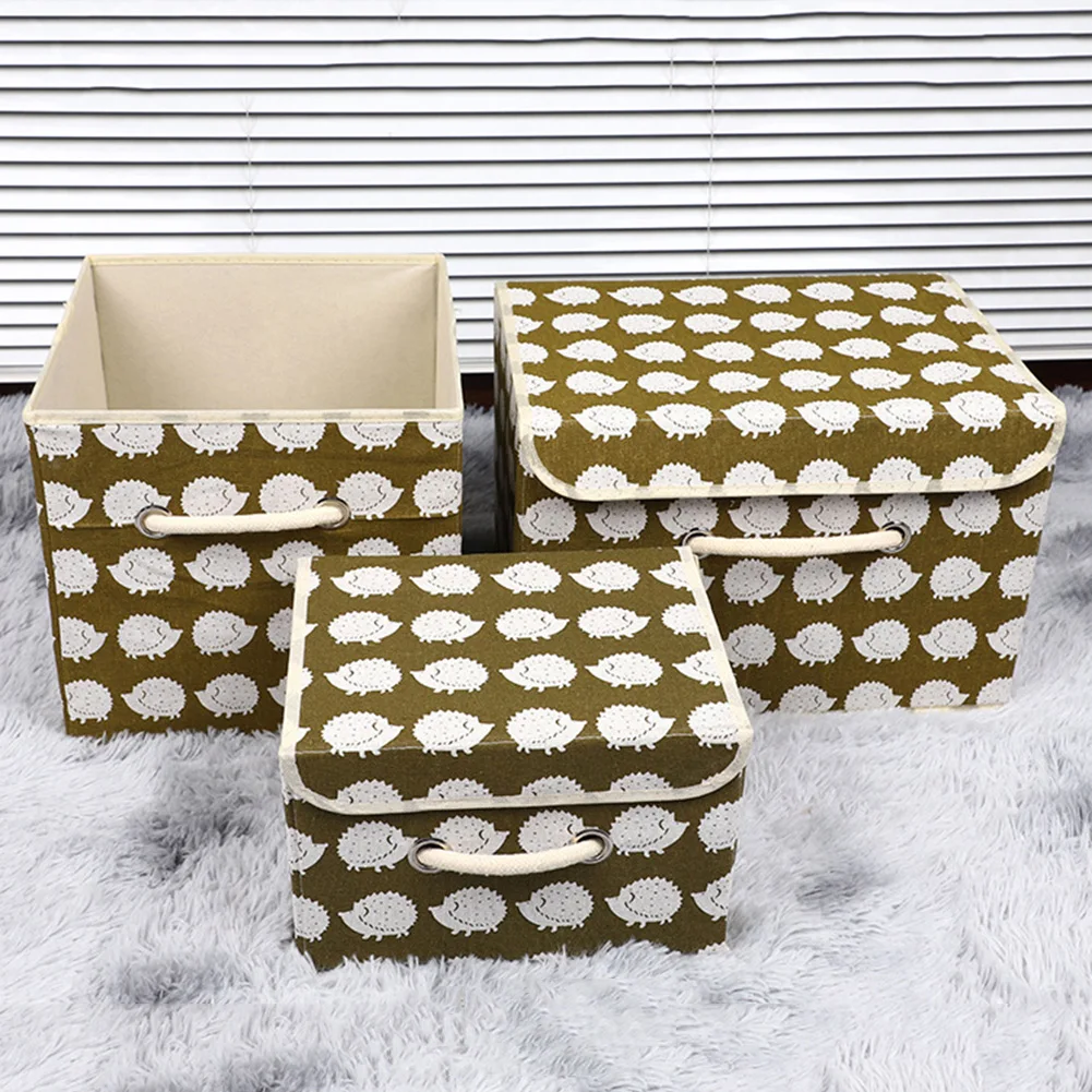 2pcs Creativity Linen Fabric Storage Box With Cap Clothes Socks Toy Snacks Sundries Organizer Set Fabric Boxes Storage Box
2pcs Creativity Linen Fabric Storage Box With Cap Clothes Socks Toy Snacks Sundries Organizer Set Fabric Boxes Storage Box