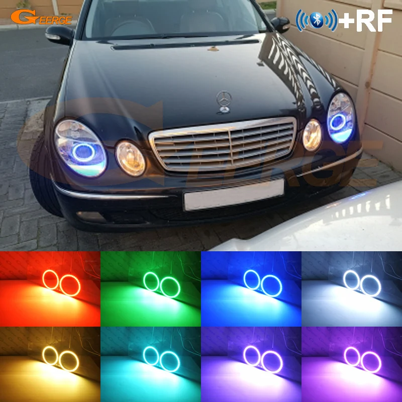 Excellent RF remote Bluetooth APP Multi-Color Ultra bright RGB LED Angel Eyes kit For Mercedes Benz e class w211 2003-2009
Excellent RF remote Bluetooth APP Multi-Color Ultra bright RGB LED Angel Eyes kit For Mercedes Benz e class w211 2003-2009