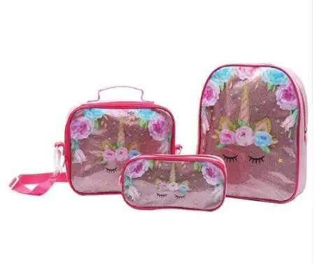 Школьный ранец для девочек с героями мультфильмов милый брендовый рюкзак