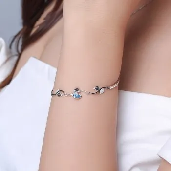 Korean Romantic Branches Love Diamond Bracelet White Diamond Leaf Branch Bracelet H207
Korean Romantic Branches Love Diamond Bracelet White Diamond Leaf Branch Bracelet H207
