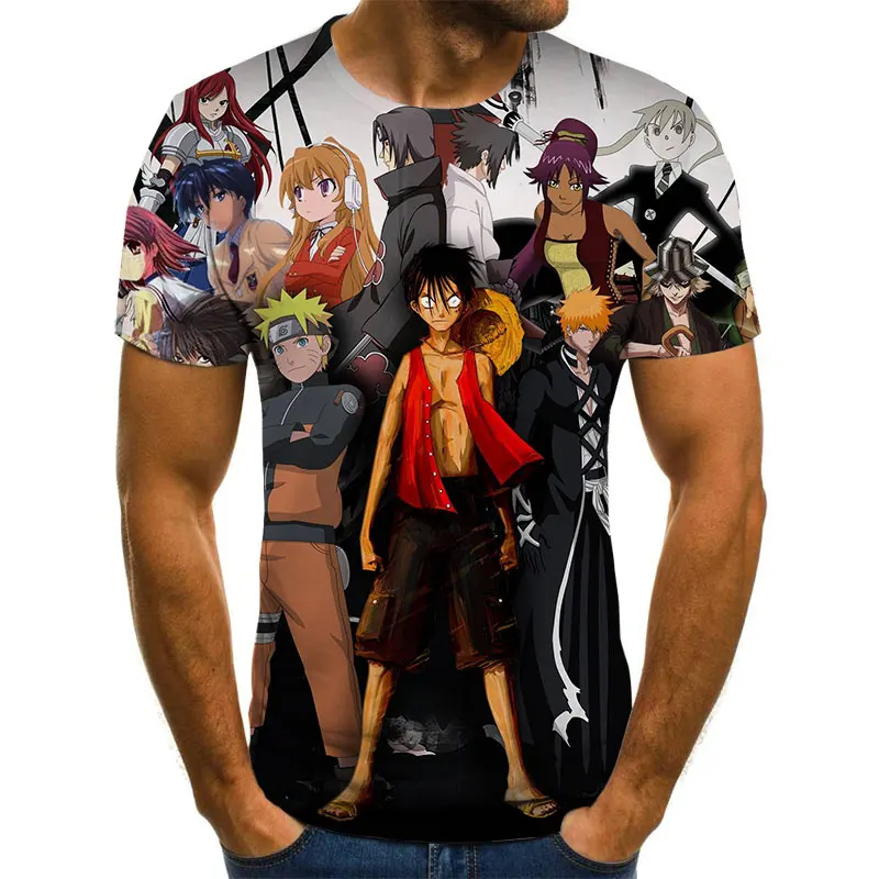 Funny men's T-shirt 3D printing anime Harajuku top T-shirt summer round neck shirt top loose and breathable oversized streetwear
Funny men's T-shirt 3D printing anime Harajuku top T-shirt summer round neck shirt top loose and breathable oversized streetwear