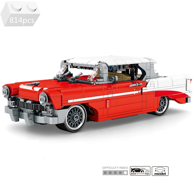 High-tech Pull Back Racing Car Classic Vintage Vehicle Building Blocks Kit Bricks Model Creative Expert Toys For Children Gifts
High-tech Pull Back Racing Car Classic Vintage Vehicle Building Blocks Kit Bricks Model Creative Expert Toys For Children Gifts