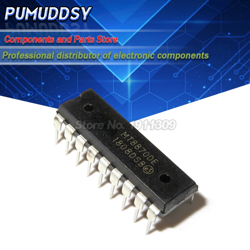 10 шт. MT8870DE MT8870 8870 приемник DTMF 18DIP IC лучшее качество|Интегральные схемы| |