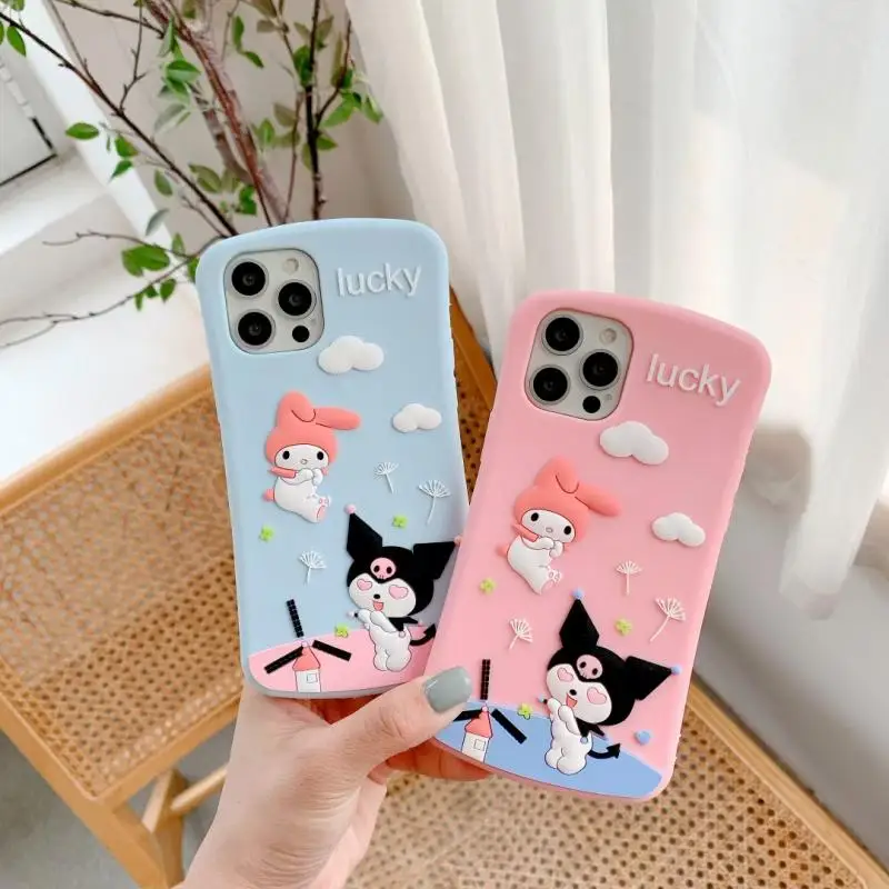 New Fashion Sanrio My Melody Kuromi Case for Iphone11 12Pro Max Xr 7 Plus Kawaii Soft Silicone Anti-Fall Phone Cover
New Fashion Sanrio My Melody Kuromi Case for Iphone11 12Pro Max Xr 7 Plus Kawaii Soft Silicone Anti-Fall Phone Cover
