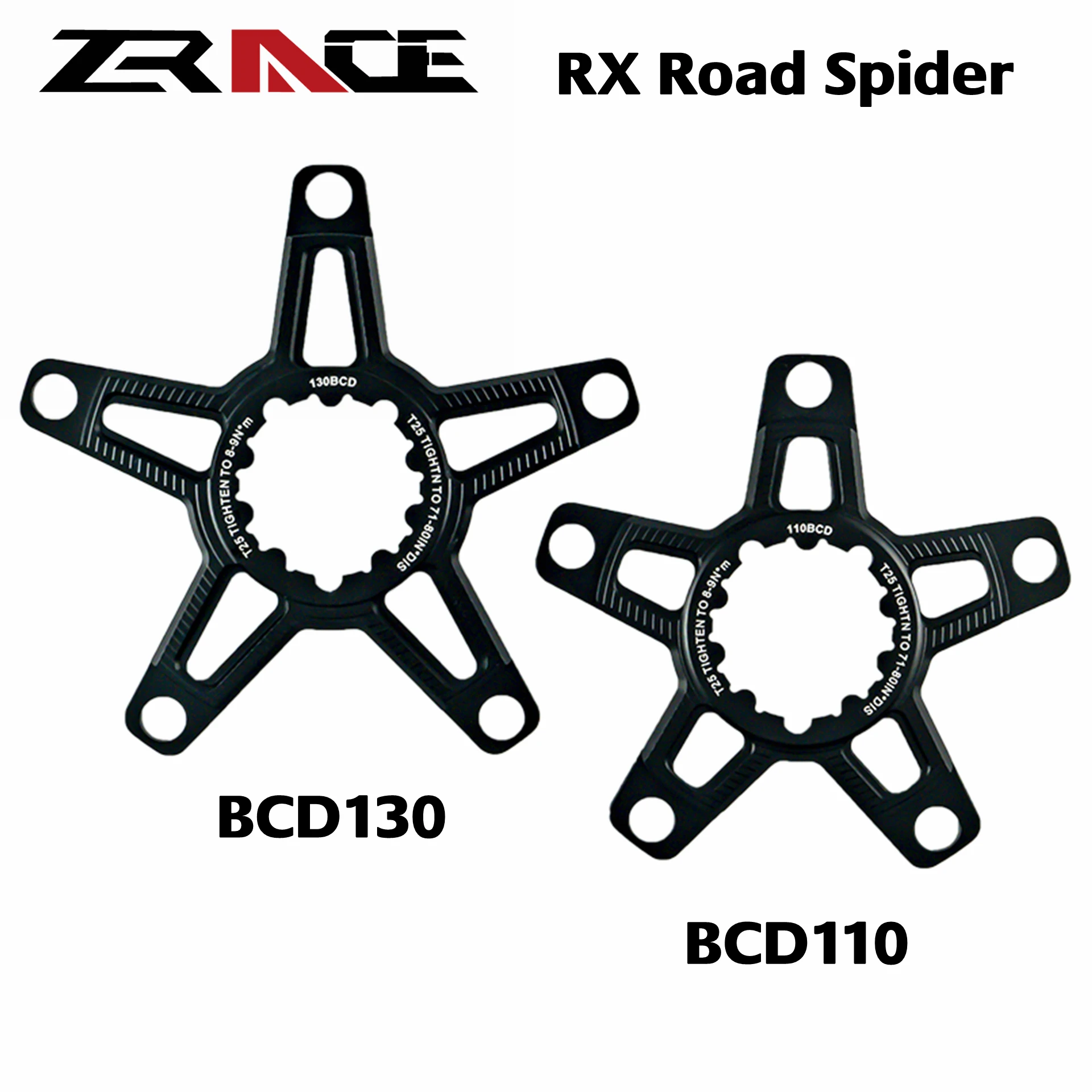 Zracing RX дорожное прямое Крепление Spider для SRAM 3 винтовой Кривошип кривошипа BCD110 / BCD130