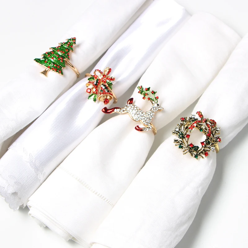 1PC Christmas Napkin Ring Holders Xmas table Decoration for home Metal reindeer horn tissue ring Wedding Banquet Hotel Table Sup
1PC Christmas Napkin Ring Holders Xmas table Decoration for home Metal reindeer horn tissue ring Wedding Banquet Hotel Table Sup