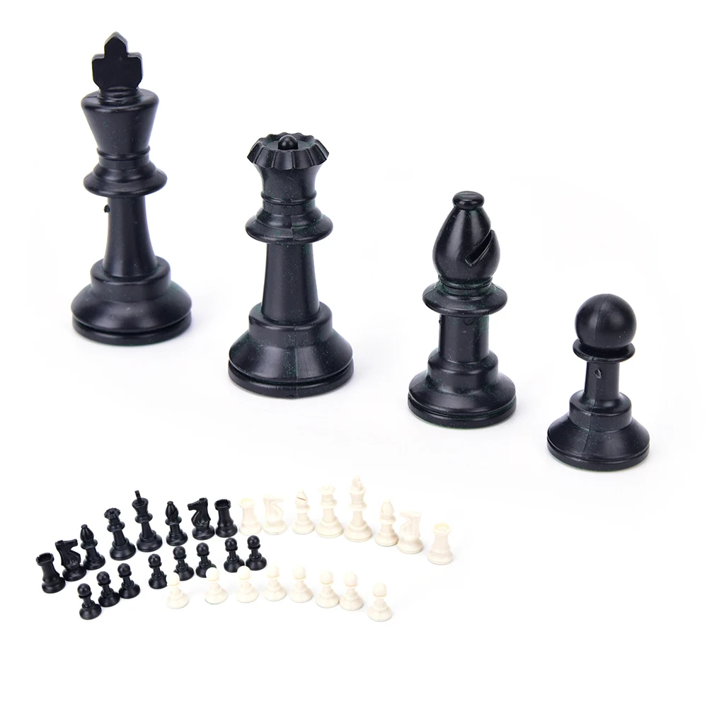 32Pcs/Set Medieval Chess Pieces/Plastic Complete Chess With Friend Play Chess for Relax 65MM Height
32Pcs/Set Medieval Chess Pieces/Plastic Complete Chess With Friend Play Chess for Relax 65MM Height