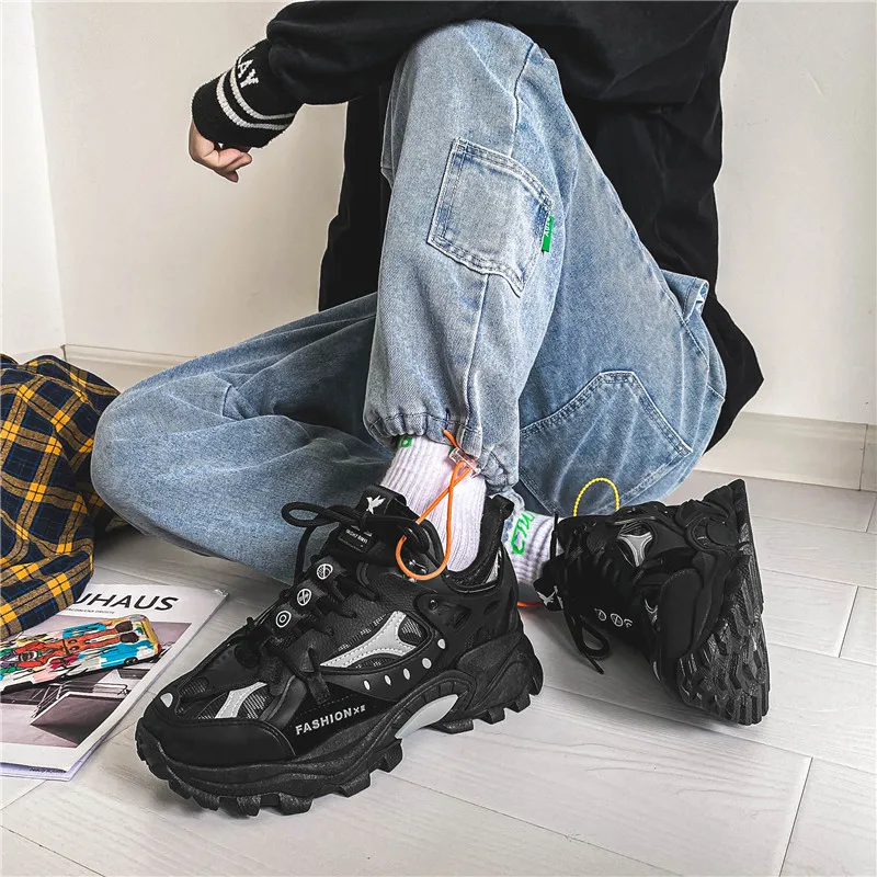Men Black Sneakers Men High Fashion Vulcanized Shoes Luxury Sneakers Men Harajuku Shoes Chunky Sneakers Zapatos Hombre Size 45
Men Black Sneakers Men High Fashion Vulcanized Shoes Luxury Sneakers Men Harajuku Shoes Chunky Sneakers Zapatos Hombre Size 45