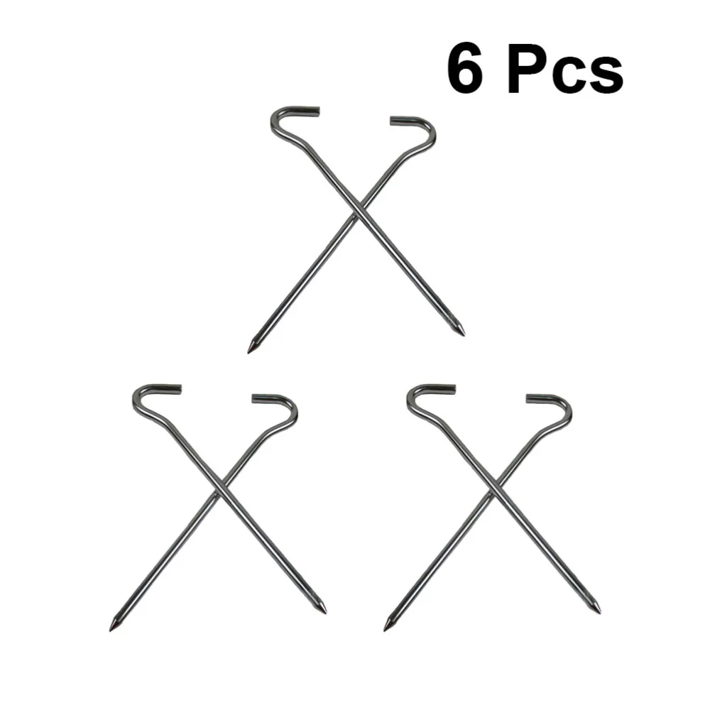 6pcs in A Pack Tent Nails Windproof Sky Screen Nails 7 Shape Pegs High Strength Aluminum Alloy Nail Tents Accessories (15g)
6pcs in A Pack Tent Nails Windproof Sky Screen Nails 7 Shape Pegs High Strength Aluminum Alloy Nail Tents Accessories (15g)