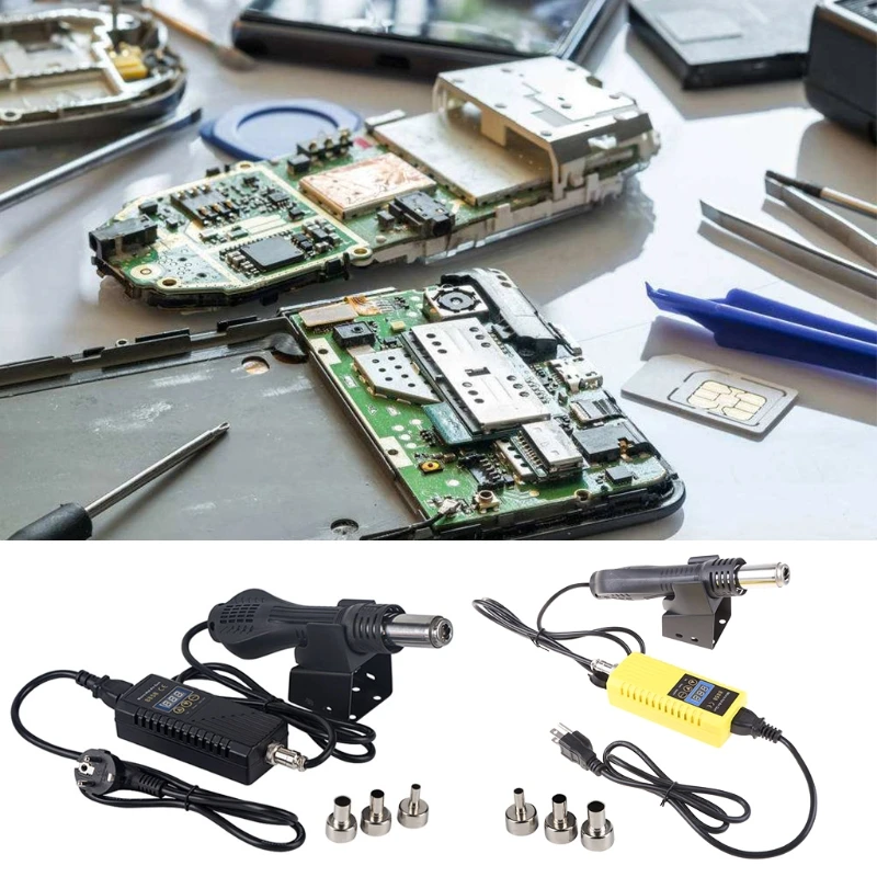 Portable 8858 Hot Air Desoldering Station US/EU Plug Rework Solder Soldering Repair Station Hot Air Blower Heat Welding T5UC
Portable 8858 Hot Air Desoldering Station US/EU Plug Rework Solder Soldering Repair Station Hot Air Blower Heat Welding T5UC