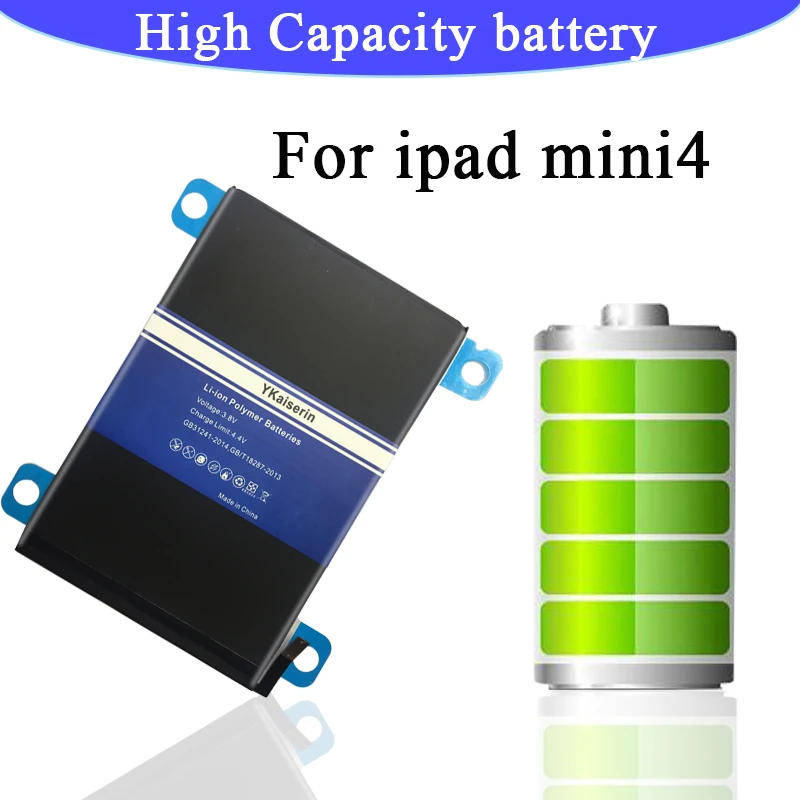 Литий-ионный аккумулятор для планшета Apple IPad Mini 4 Mini4 A1538 A1546 A1550 сменный большой