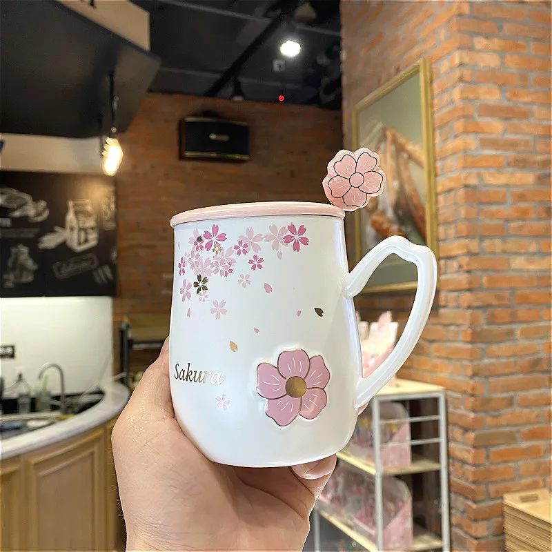 Простой 3D Rilievo узор с Сакурой Керамика кружка с крышкой и ложка довольно фарфор утренние кружки 400ml 13 oz TC144
Простой 3D Rilievo узор с Сакурой Керамика кружка с крышкой и ложка довольно фарфор утренние кружки 400ml 13 oz TC144