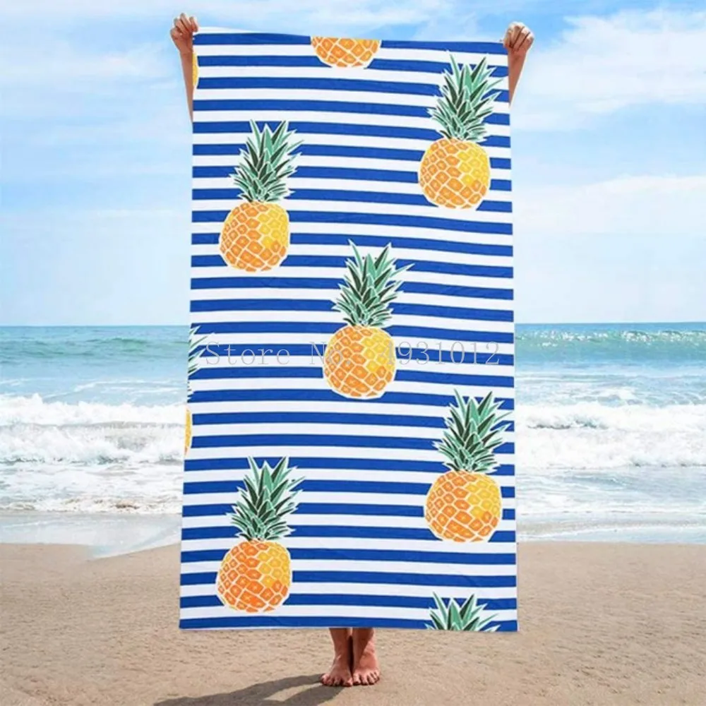 

Пляжное полотенце с индивидуальным принтом, очень впитывающее полотенце для бассейна большого размера, ультрамягкое быстросохнущее банное полотенце из микрофибры s