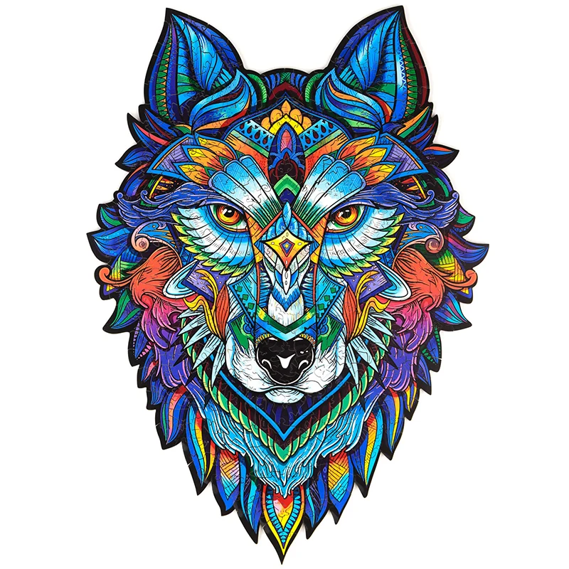 Thicken Unique Wooden Animal Jigsaw Puzzles Mysterious Wolf Owl 3D Puzzle Game For Adults Kids Montessori Children's Toys Gift
Thicken Unique Wooden Animal Jigsaw Puzzles Mysterious Wolf Owl 3D Puzzle Game For Adults Kids Montessori Children's Toys Gift