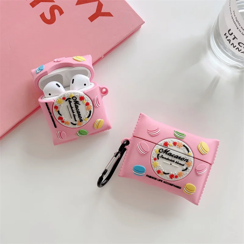 Симпатичный мультяшный чехол для наушников Macarons с печеньем чехол для Airpods Pro беспроводные Bluetooth наушники зарядное устройство для Airpods 1 2 Чехо...
Симпатичный мультяшный чехол для наушников Macarons с печеньем чехол для Airpods Pro беспроводные Bluetooth наушники зарядное устройство для Airpods 1 2 Чехо...