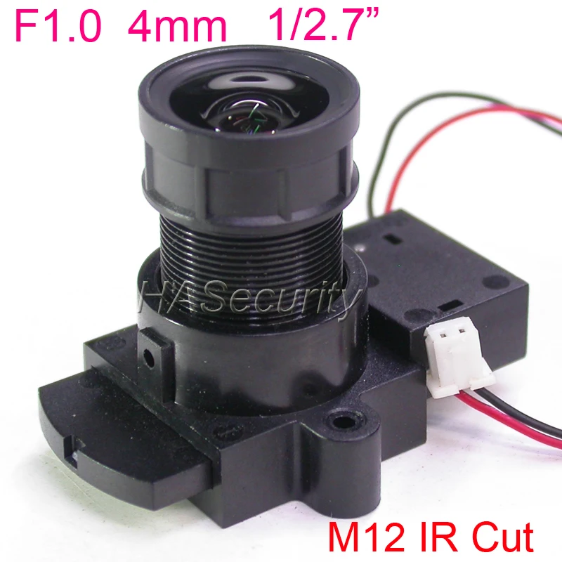 F1.0 звезсветильник свет объектив 4 мм 3MP или 5MP 1/2.7 "для IMX225 IMX290 IMX291 IMX307 IMX327 IMX335 IMX415