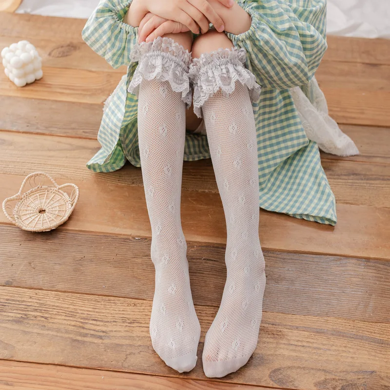 New Children's Socks Baby Cute Jacquard Girls Lace Mesh Stockings Princess Stockings Court Wind Pile Stockings in Tube Socks
New Children's Socks Baby Cute Jacquard Girls Lace Mesh Stockings Princess Stockings Court Wind Pile Stockings in Tube Socks