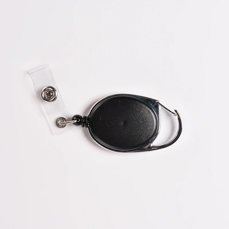 Creative Key Holder Organizer Pull Ring ID Card Badge Tag Belt Clip Chain Metal Housing Plastic Covers hot | Багаж и сумки