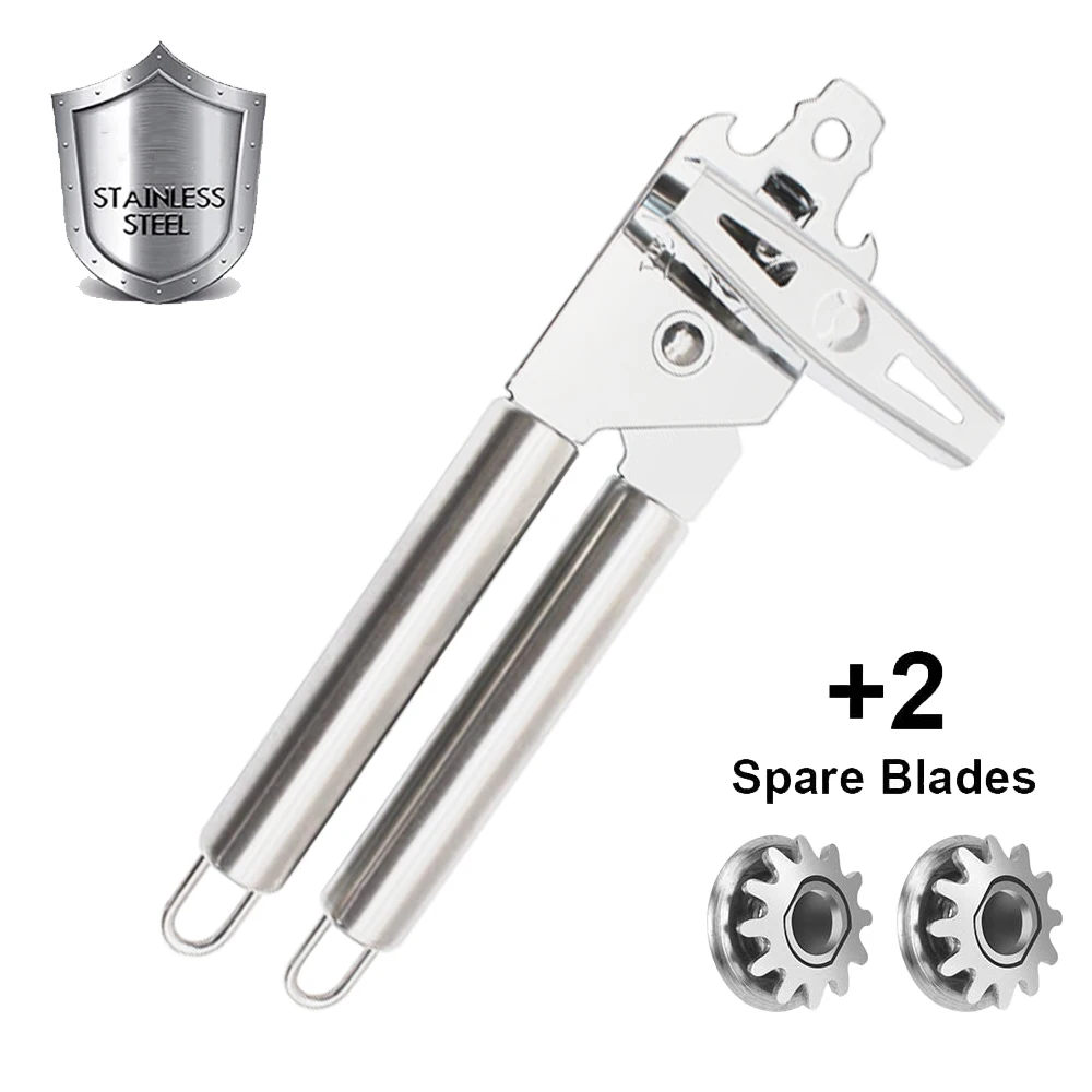 Stainless Steel Can Opener Chrome Bottle Openers Professional Ergonomic Manual Can Opener Kitchen Tools Bar Accessories
Stainless Steel Can Opener Chrome Bottle Openers Professional Ergonomic Manual Can Opener Kitchen Tools Bar Accessories