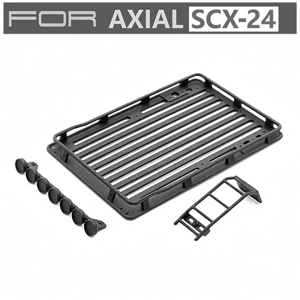 Багажник на крышу багажник прожекторы лестничный комплект для 1/24 Axial SCX24 RC