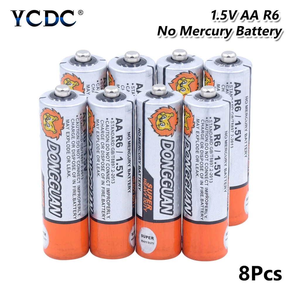 Батарея AA Carbon zinc 4 20 шт./упак. LR6 AM3 E91 одноразовая батарея сухой батареи для