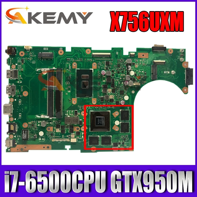 X756UXM материнская плата REV3.2 i7-6500CPU GTX950M для Asus X756U X756UWK X756UX X756UJ X756UW X756UV X756UXM материнская плата для ноутбука
X756UXM материнская плата REV3.2 i7-6500CPU GTX950M для Asus X756U X756UWK X756UX X756UJ X756UW X756UV X756UXM материнская плата для ноутбука