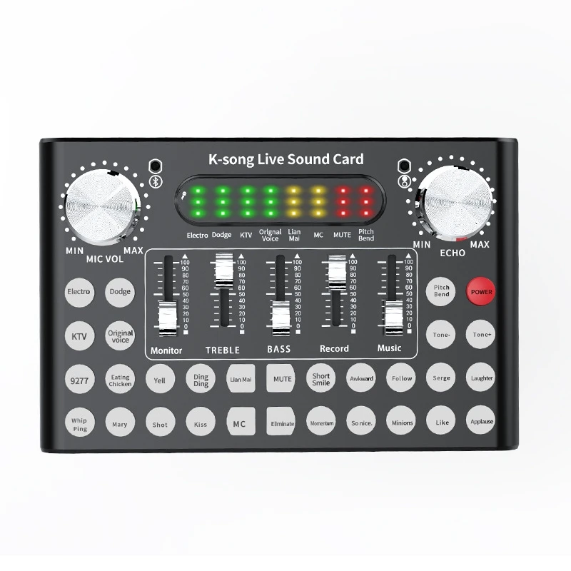 Professional Mixer DJ Live Equipment Sound Card Microphone Set Perfect for YouTube/Video Conference/Gaming/Zoom/Skype
Professional Mixer DJ Live Equipment Sound Card Microphone Set Perfect for YouTube/Video Conference/Gaming/Zoom/Skype
