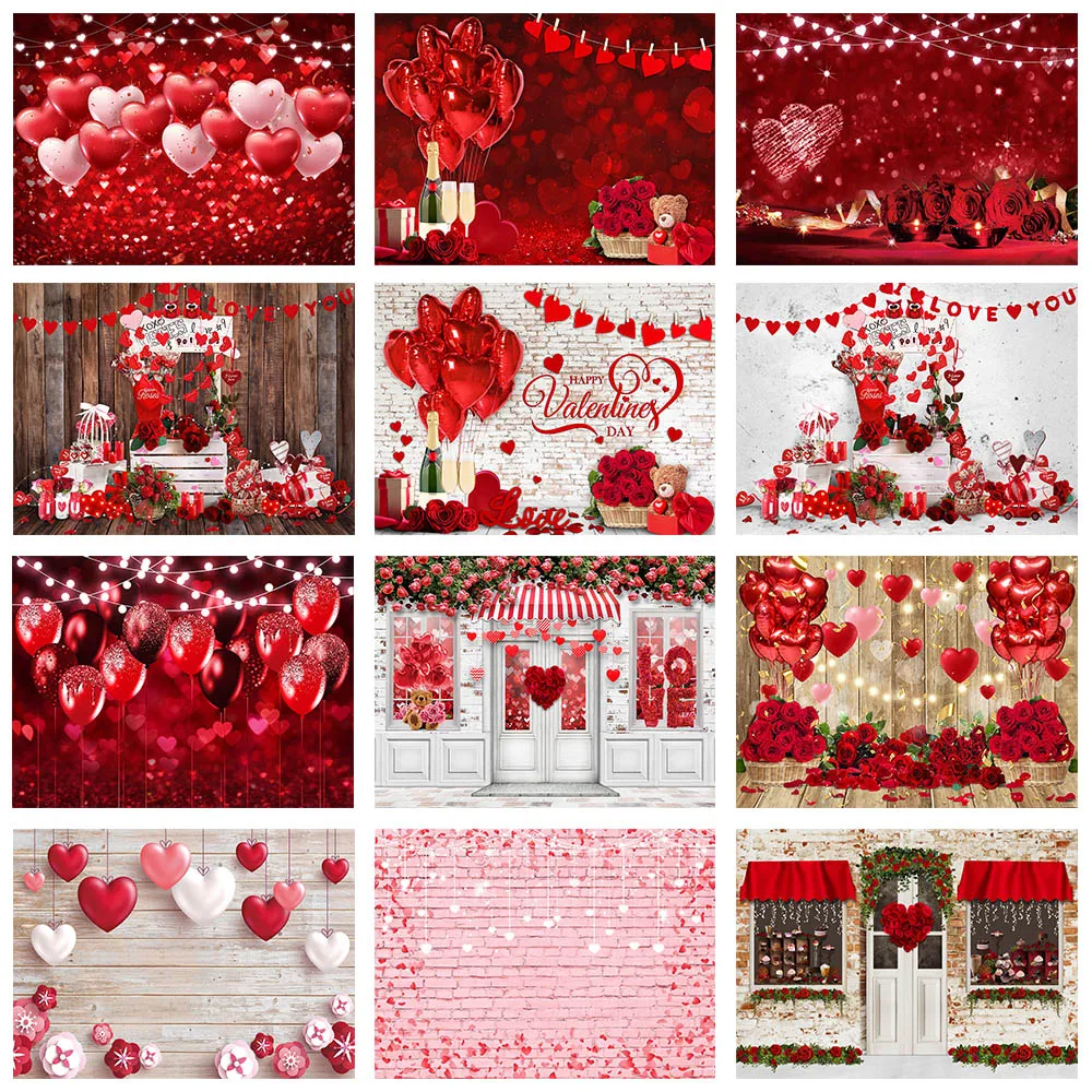 Mocsicka Valentine's Day Backdrop Red Glitter Rose Love Heart Balloon Wedding Photography Background Photophone for Photo Studio
Mocsicka Valentine's Day Backdrop Red Glitter Rose Love Heart Balloon Wedding Photography Background Photophone for Photo Studio