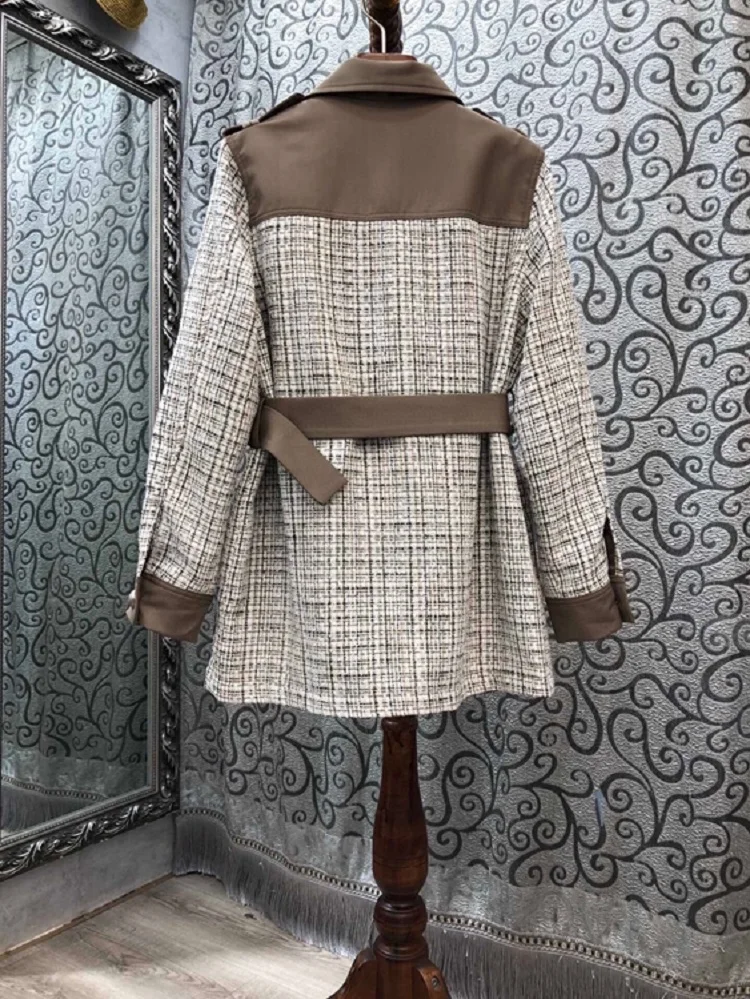 2020 Autumn Winter Fashion Jackets High Quality Outerwear Coats Women Color Block Pocket Patchwork Casual Vintage Coats Female
2020 Autumn Winter Fashion Jackets High Quality Outerwear Coats Women Color Block Pocket Patchwork Casual Vintage Coats Female