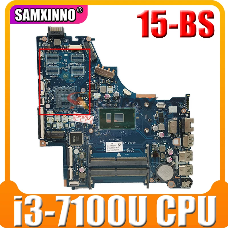 Для струйного принтера Hp 15-BS Материнская плата ноутбука CKL50 LA-E801P с i3-7100U Процессор DDR4 924749-601 924749-501 924749-001 аккумулятор большой емкости мб 100% тес...
Для струйного принтера Hp 15-BS Материнская плата ноутбука CKL50 LA-E801P с i3-7100U Процессор DDR4 924749-601 924749-501 924749-001 аккумулятор большой емкости мб 100% тес...