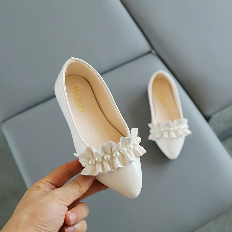 Princess Grils Leather Shoes for Party Comfortable Flat Shoes Pearls 3-18 Years Old Children Shoes T21N06LS-45
Princess Grils Leather Shoes for Party Comfortable Flat Shoes Pearls 3-18 Years Old Children Shoes T21N06LS-45