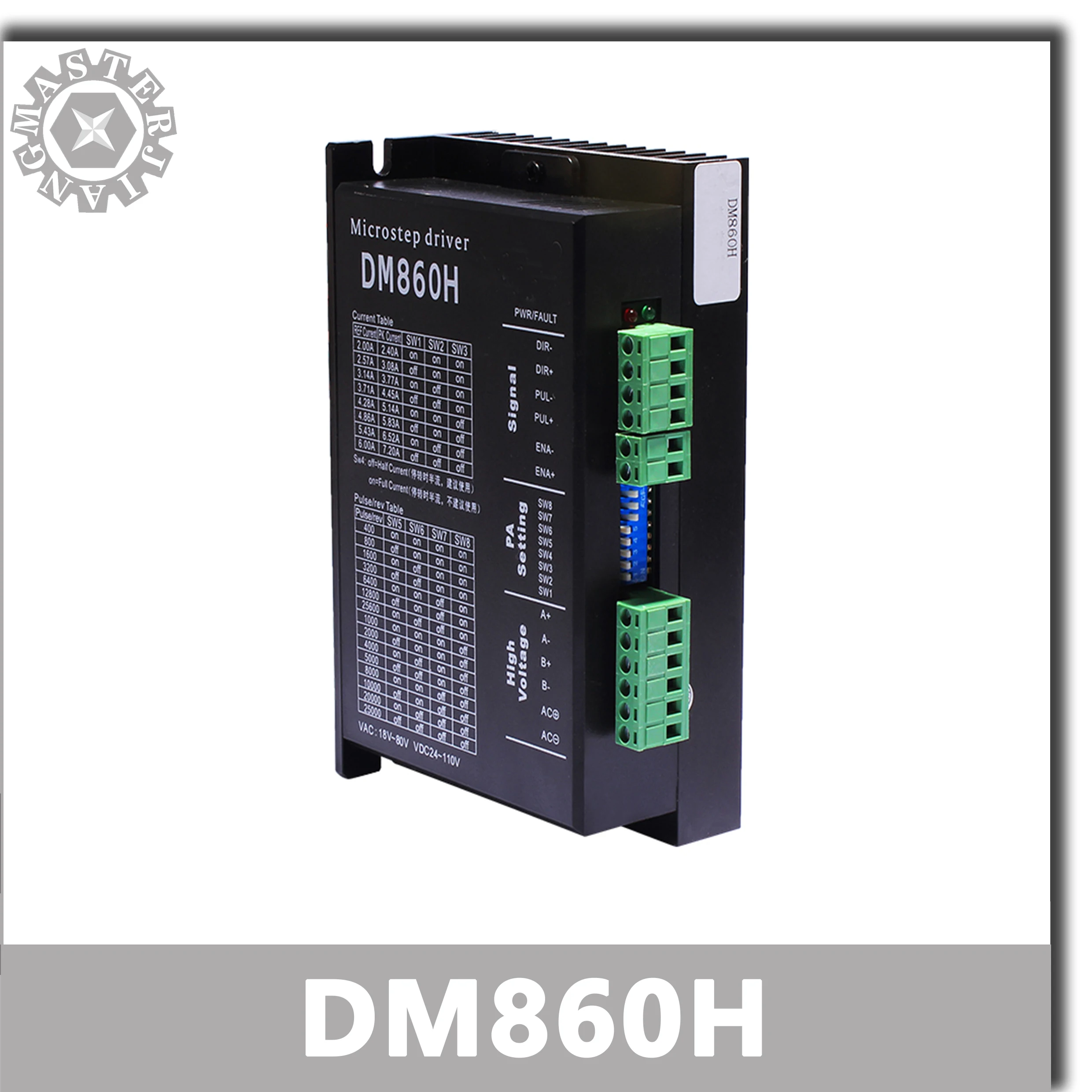 Для шагового двигателя 57 86 Nema 23 34 DSP Цифровой Драйвер DM860H микрошаговый двигатель