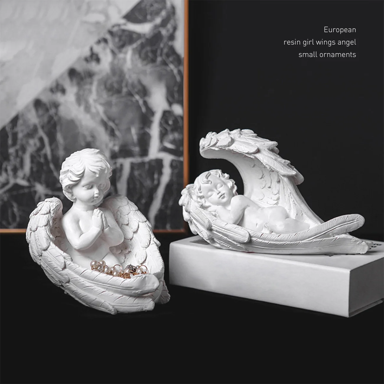 Resin Girl Angel Figurine Ornaments Window Sculpture Crafts Home Wedding Decoration Accessories Figurines Miniatures
Resin Girl Angel Figurine Ornaments Window Sculpture Crafts Home Wedding Decoration Accessories Figurines Miniatures