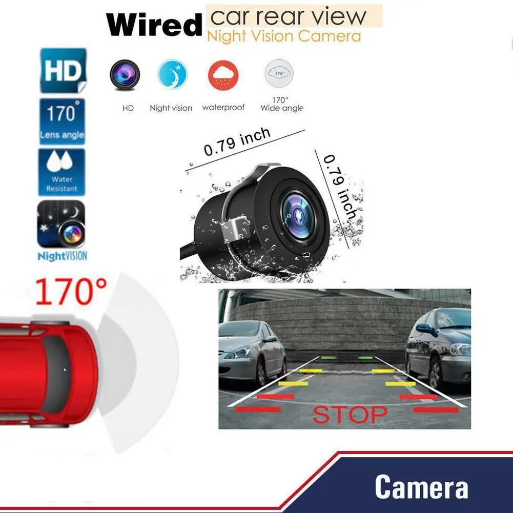 Single Camera Universal Punching 18.5MM CCD Night Waterproof Rear View Car Reversing Camera Reversing Imaging System
Single Camera Universal Punching 18.5MM CCD Night Waterproof Rear View Car Reversing Camera Reversing Imaging System