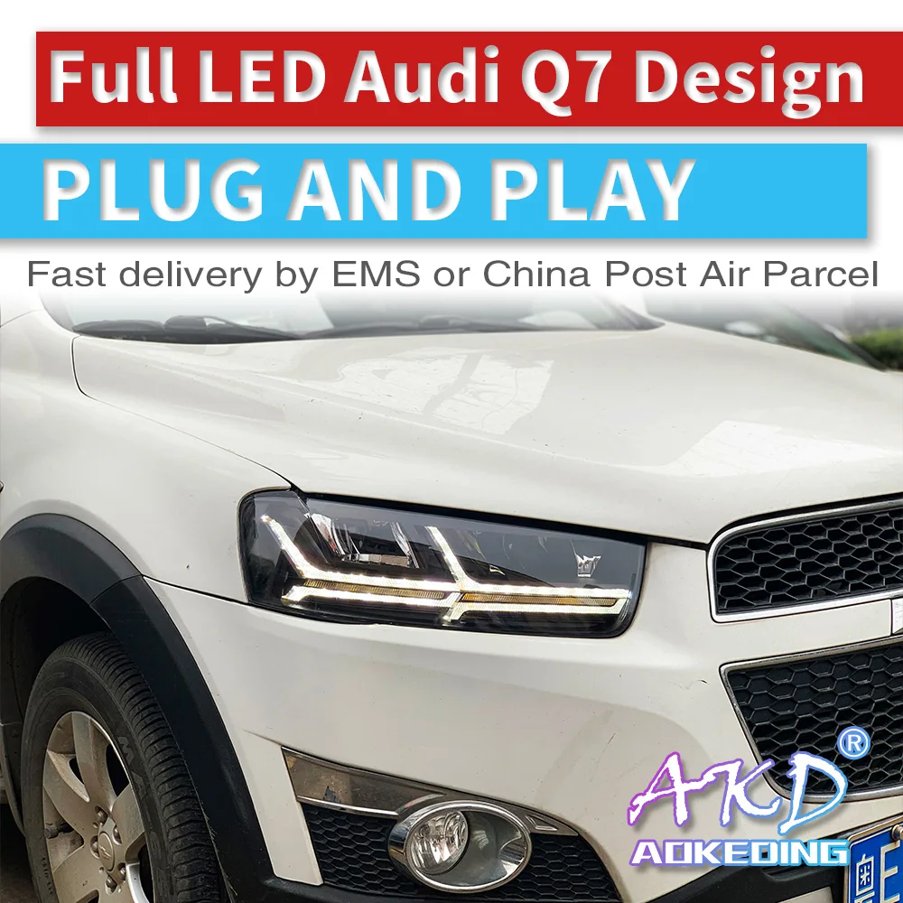 Car Styling Headlights for Chevrolet Holden Captiva Audi Q7 type LED Headlight 2011-2018 Head Lamp DRL Signal Projector Lens
Car Styling Headlights for Chevrolet Holden Captiva Audi Q7 type LED Headlight 2011-2018 Head Lamp DRL Signal Projector Lens