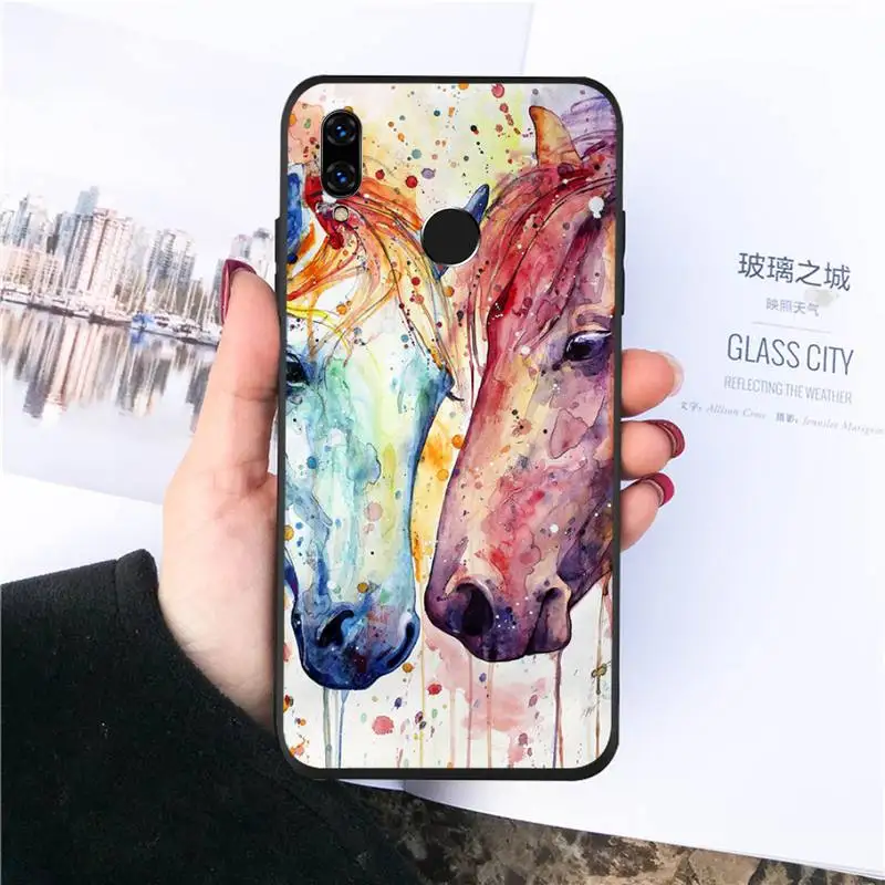 Watercolor horse Running Horse Phone Case For Huawei honor Mate P 10 20 30 40 Pro 10i 9 10 20 8 x Lite Luxury brand shell funda
Watercolor horse Running Horse Phone Case For Huawei honor Mate P 10 20 30 40 Pro 10i 9 10 20 8 x Lite Luxury brand shell funda