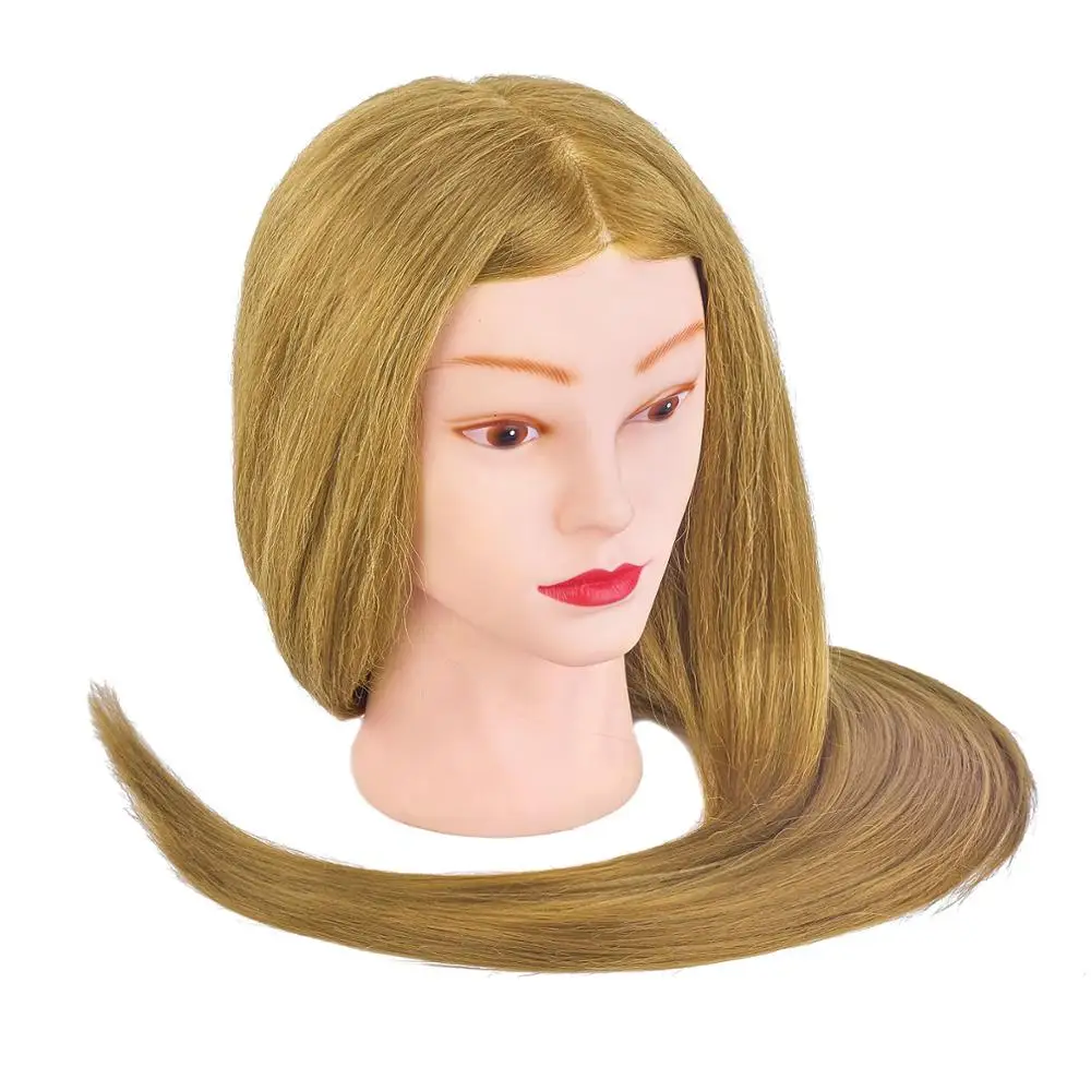 22''Mannequin Training Head With 100% Real Hair Brown Hairdressing Styling Dummy Dolls Manikin Head For Hairdressers Hairstyles
22''Mannequin Training Head With 100% Real Hair Brown Hairdressing Styling Dummy Dolls Manikin Head For Hairdressers Hairstyles