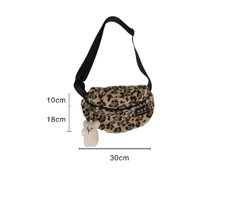 Shoulder bag retro lamb cashmere leopard print plush large capacity crossbody chest pack all-match Mobile phone bags
Shoulder bag retro lamb cashmere leopard print plush large capacity crossbody chest pack all-match Mobile phone bags