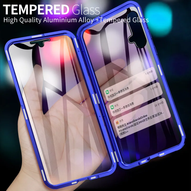 Metal Magnetic Front Back tempered Glass Case For OPPO Realme 5 /Realme 3 Pro Cases For OPPO Realme Q Bumper Metal Frame Coque
Metal Magnetic Front Back tempered Glass Case For OPPO Realme 5 /Realme 3 Pro Cases For OPPO Realme Q Bumper Metal Frame Coque